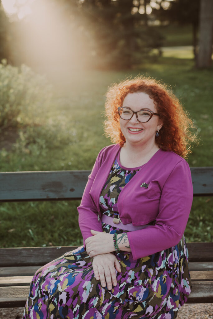 brandové focení žena portrét v parku